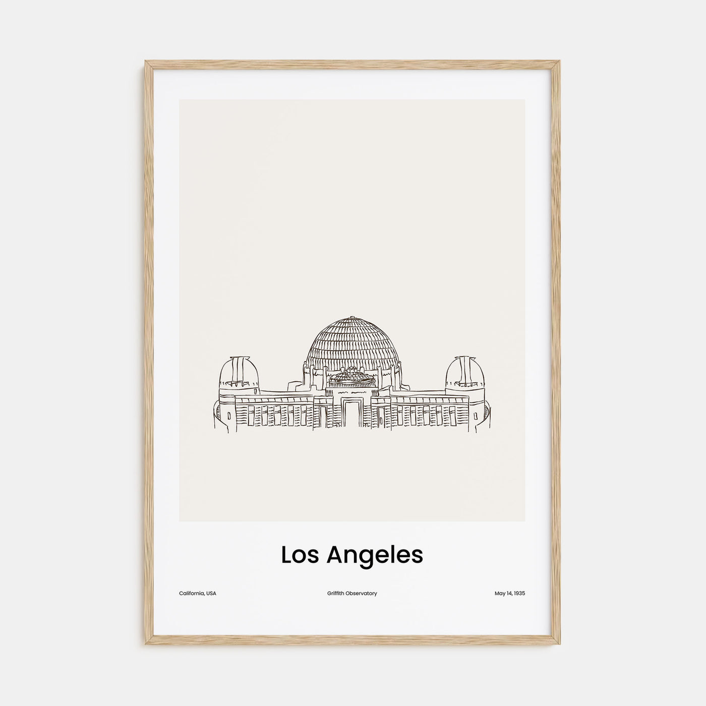 Los Angeles Drawn No 2 Poster