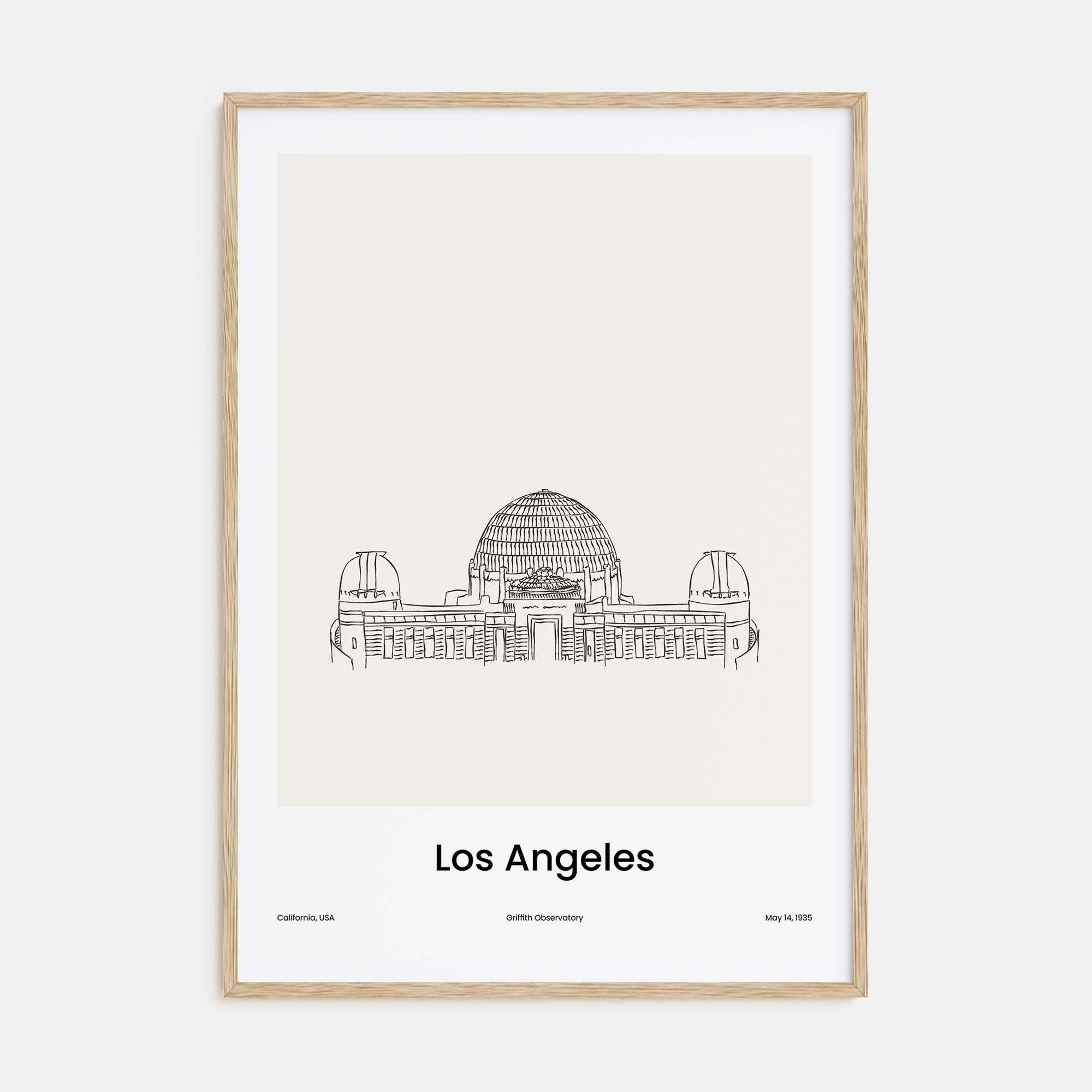 Los Angeles Drawn No 2 Poster