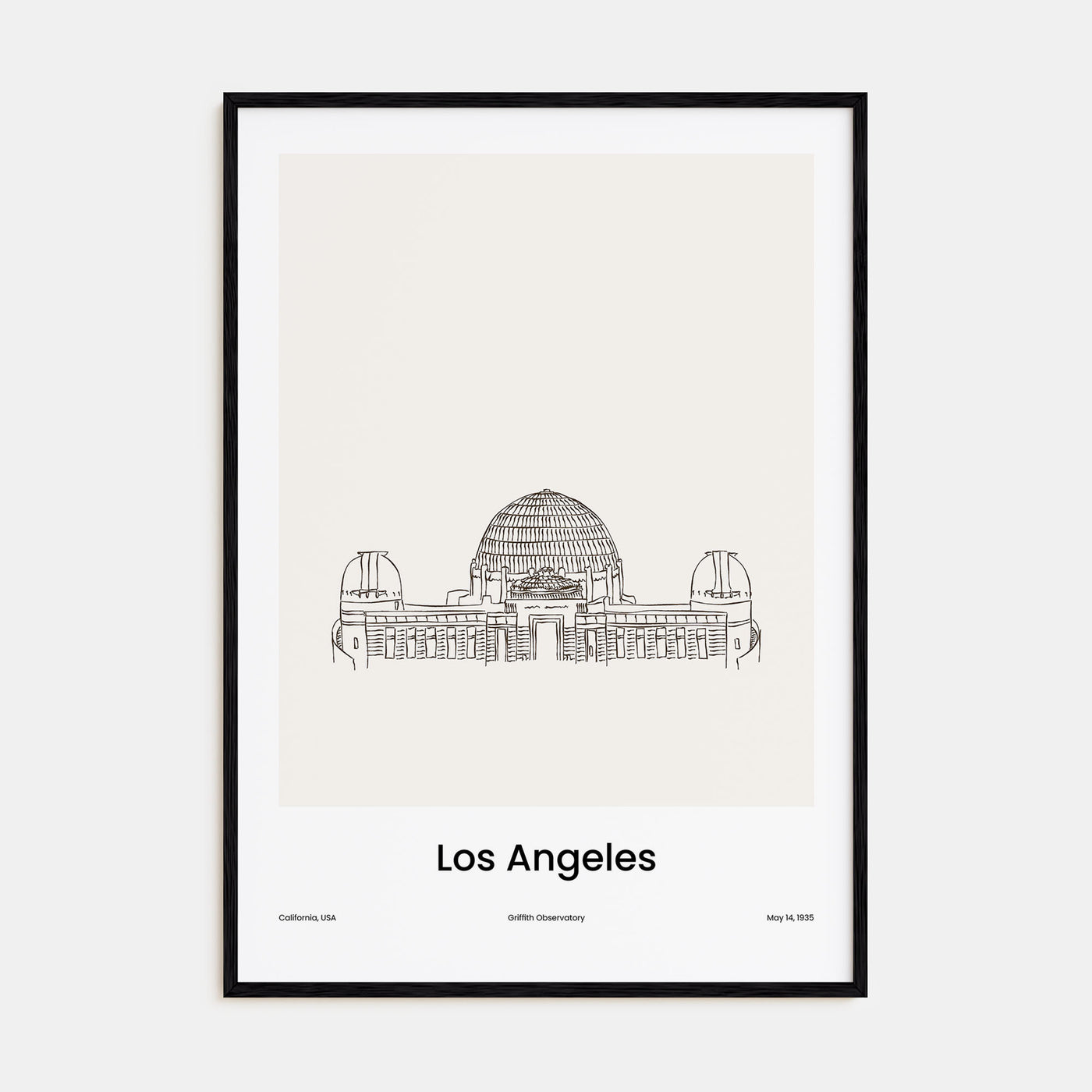 Los Angeles Drawn No 2 Poster