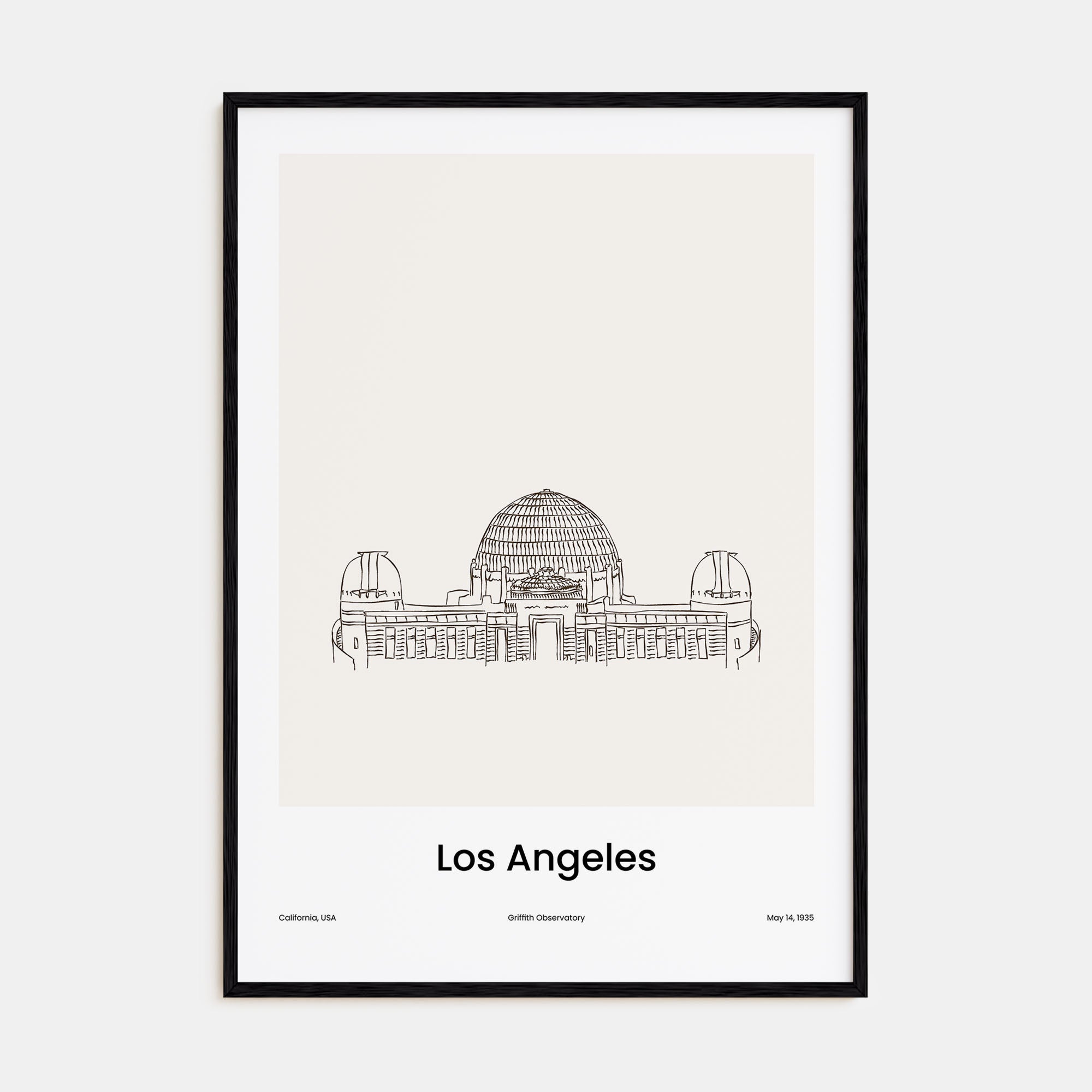 Los Angeles Drawn No 2 Poster