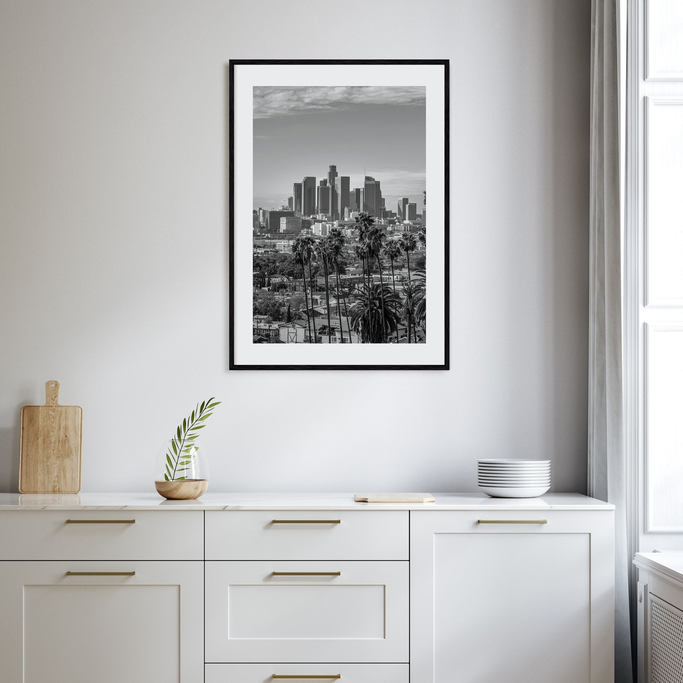 Los Angeles Photo B&W No 1 Poster