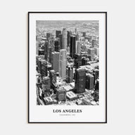 Los Angeles Portrait B&W No 1 Poster