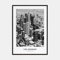 Los Angeles Portrait B&W No 1 Poster
