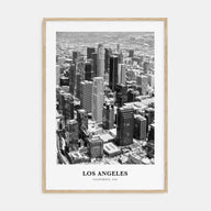 Los Angeles Portrait B&W No 1 Poster