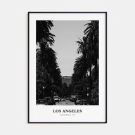 Los Angeles Portrait B&W No 2 Poster