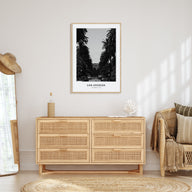 Los Angeles Portrait B&W No 2 Poster