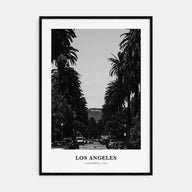 Los Angeles Portrait B&W No 2 Poster