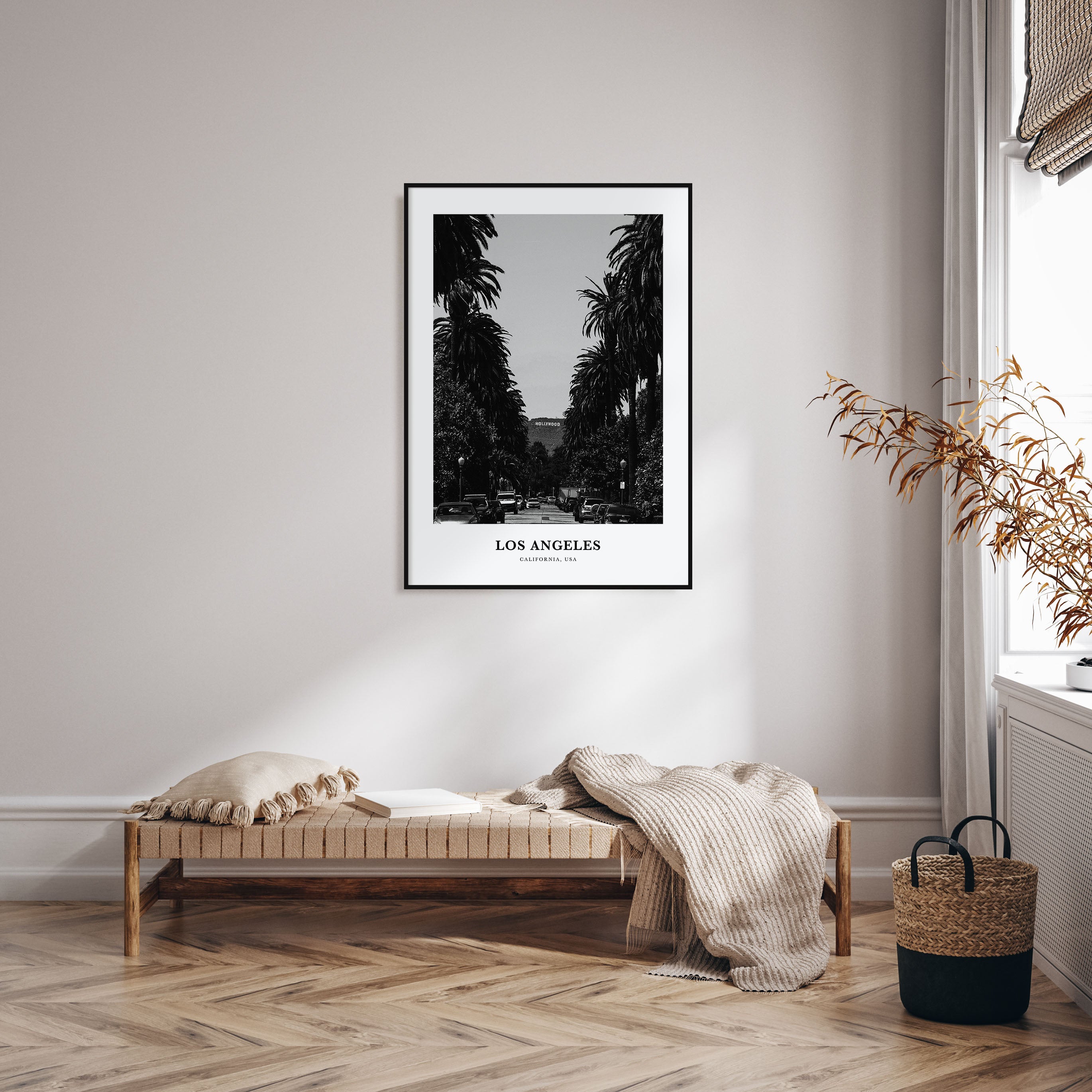 Los Angeles Portrait B&W No 2 Poster