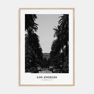 Los Angeles Portrait B&W No 2 Poster