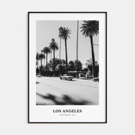 Los Angeles Portrait B&W No 4 Poster