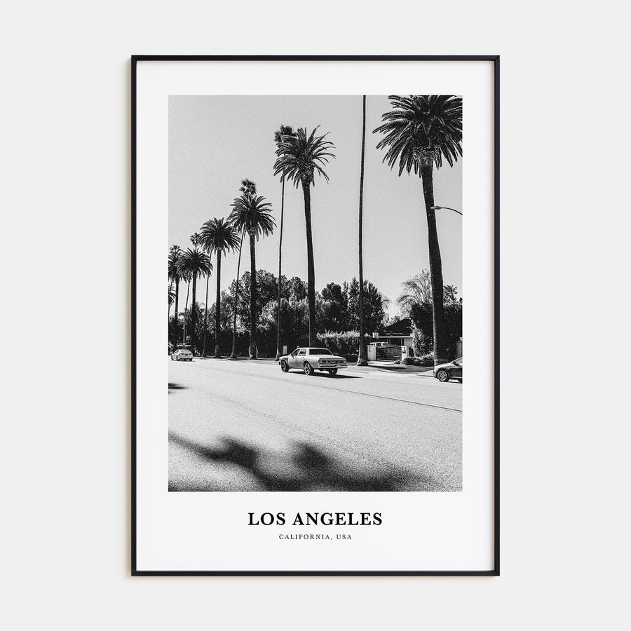 Los Angeles Portrait B&W No 4 Poster