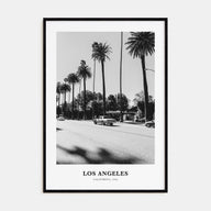 Los Angeles Portrait B&W No 4 Poster