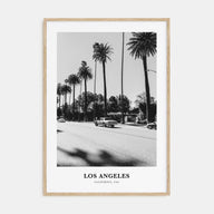 Los Angeles Portrait B&W No 4 Poster