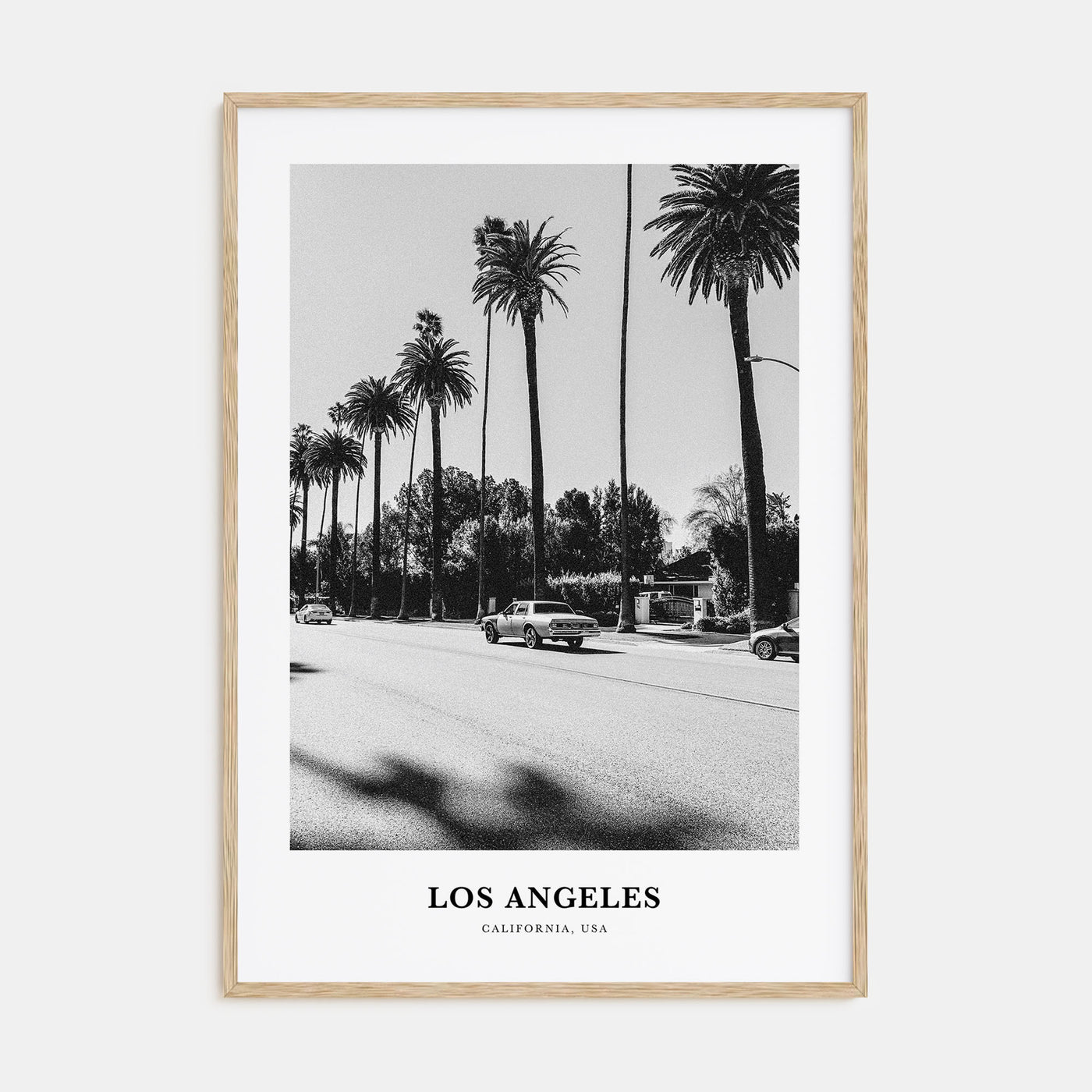 Los Angeles Portrait B&W No 4 Poster