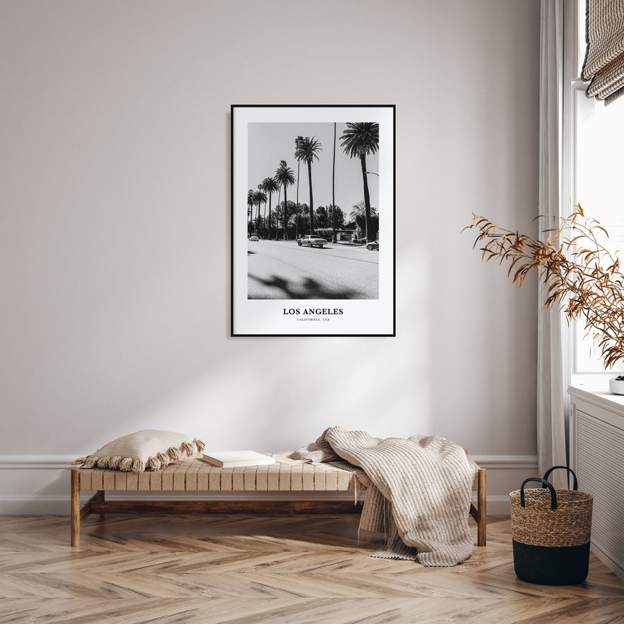 Los Angeles Portrait B&W No 4 Poster