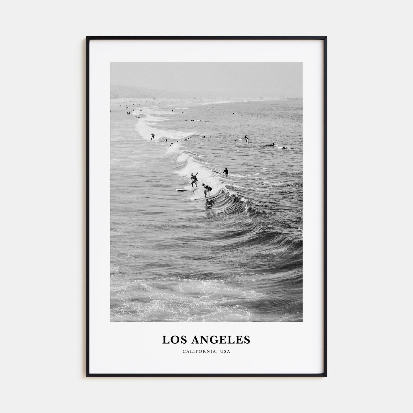 Los Angeles Portrait B&W No 5 Poster