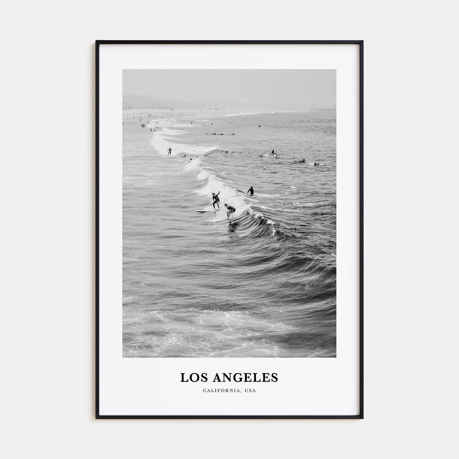 Los Angeles Portrait B&W No 5 Poster