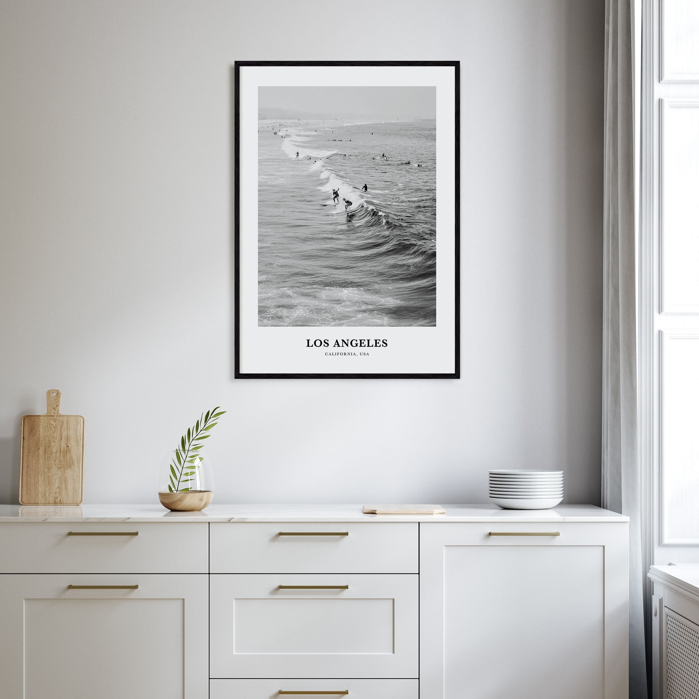 Los Angeles Portrait B&W No 5 Poster