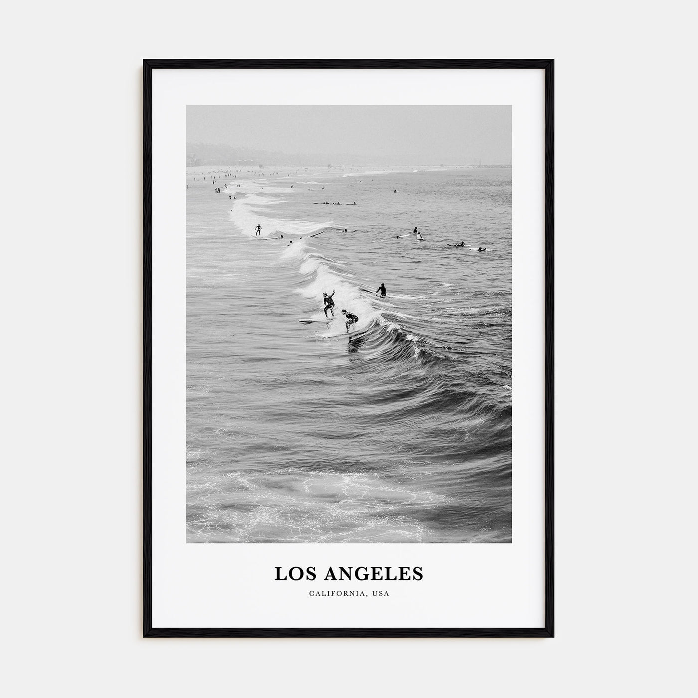 Los Angeles Portrait B&W No 5 Poster