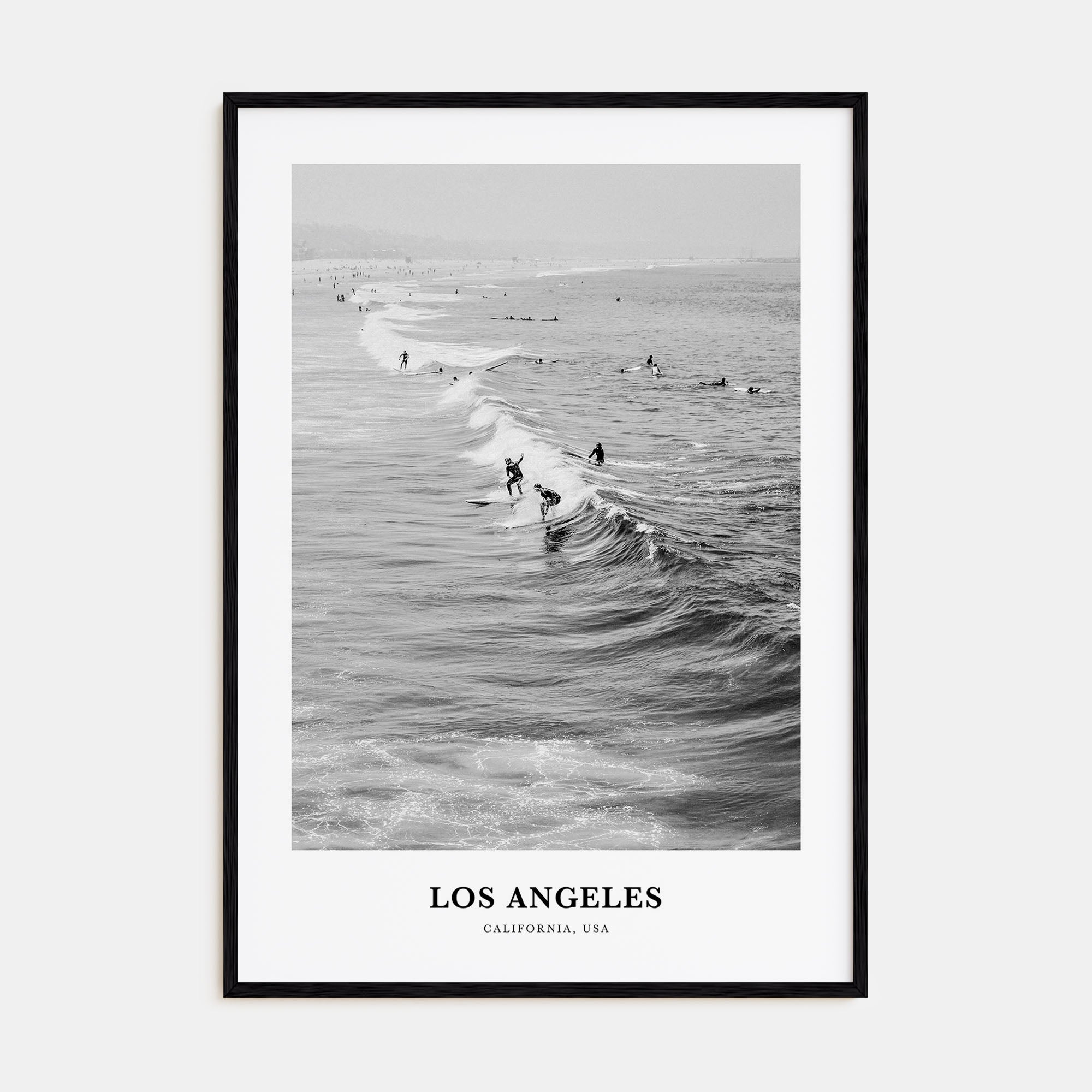 Los Angeles Portrait B&W No 5 Poster