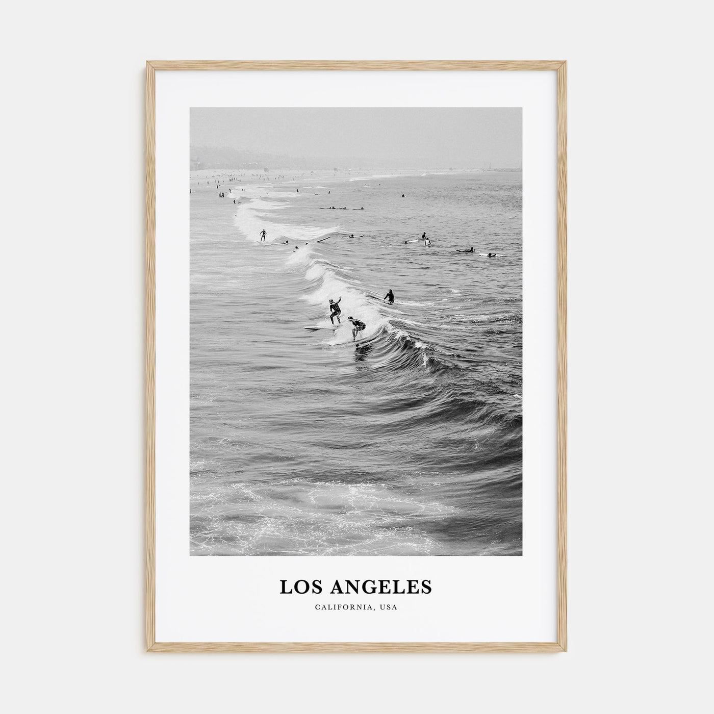 Los Angeles Portrait B&W No 5 Poster