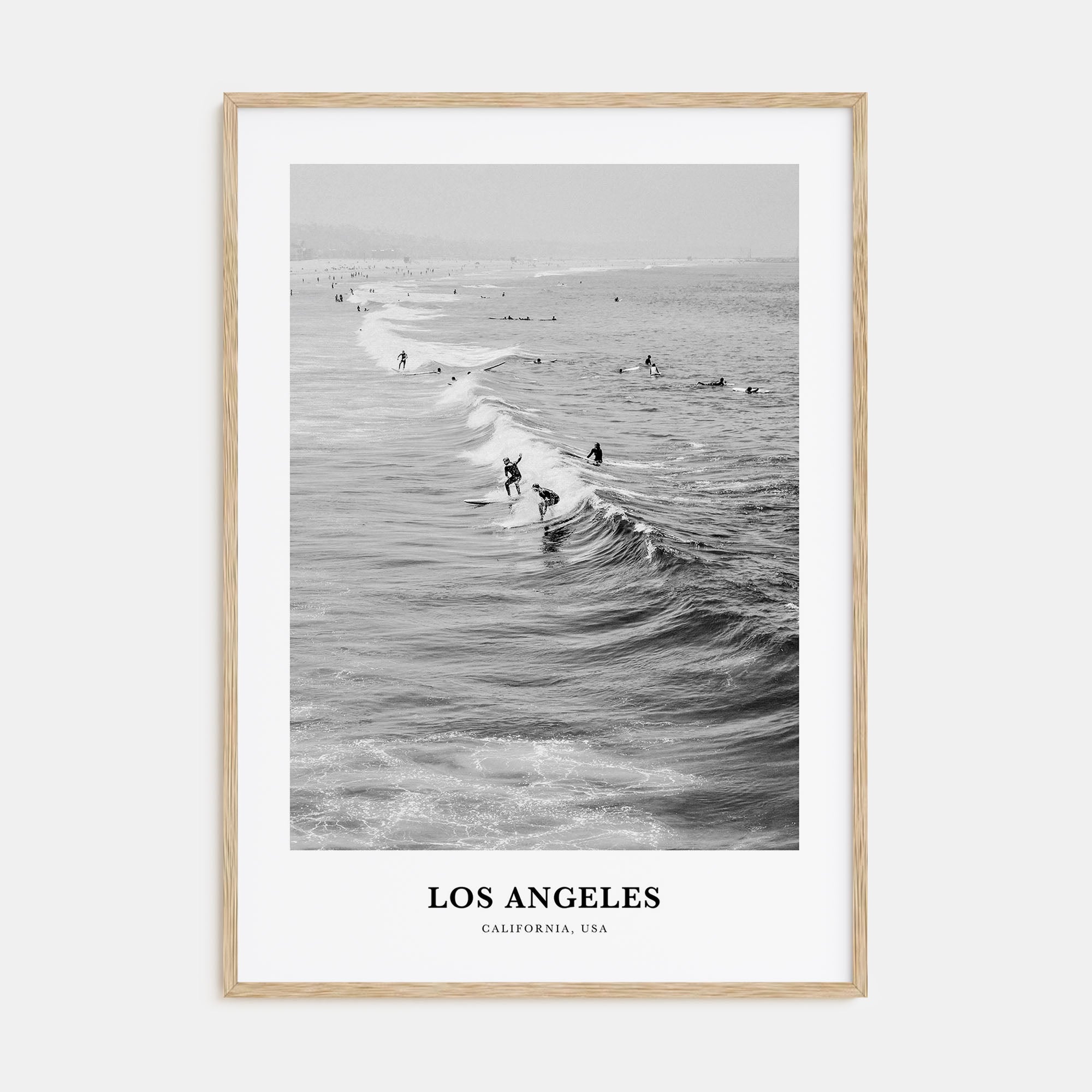 Los Angeles Portrait B&W No 5 Poster