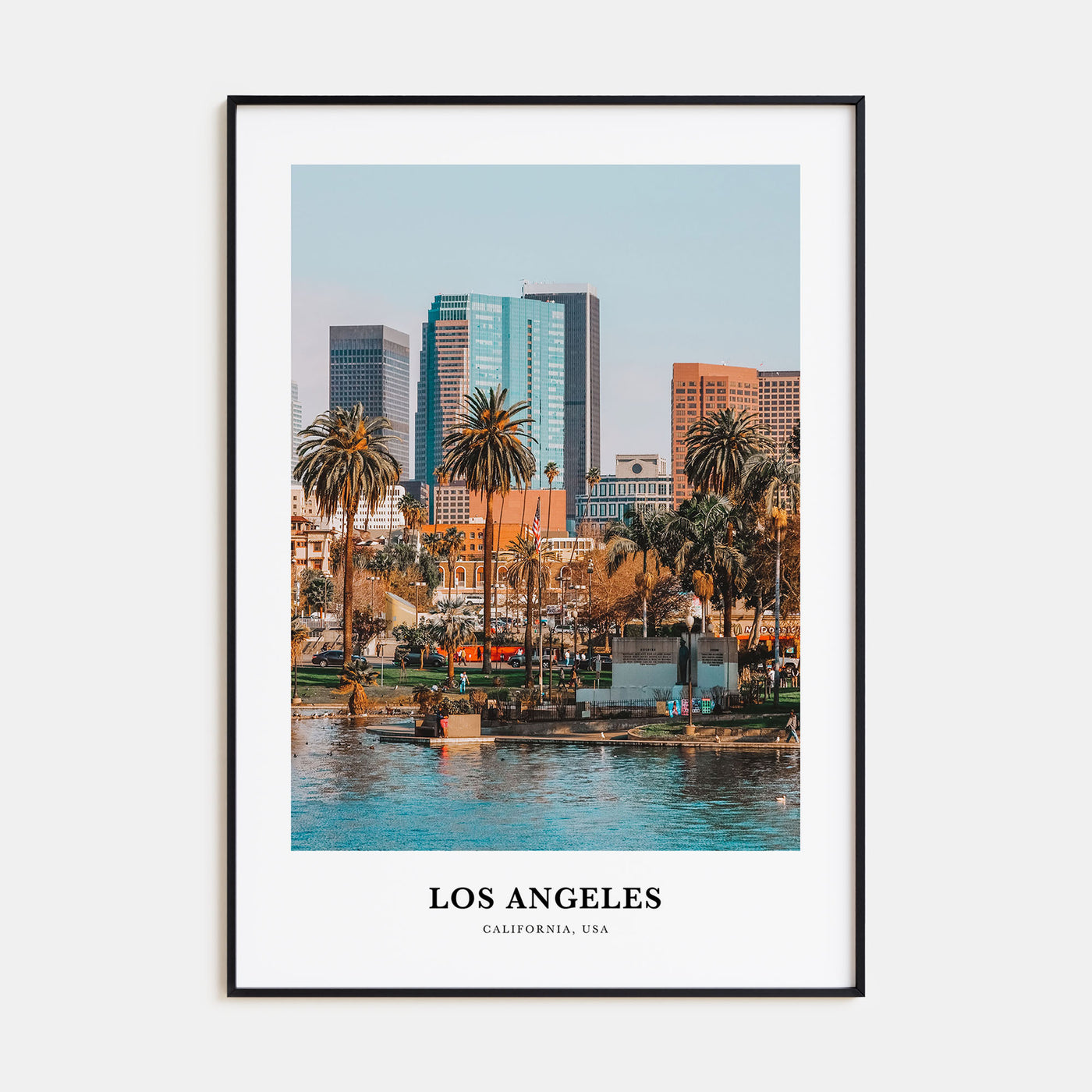 Los Angeles Portrait Color No 1 Poster