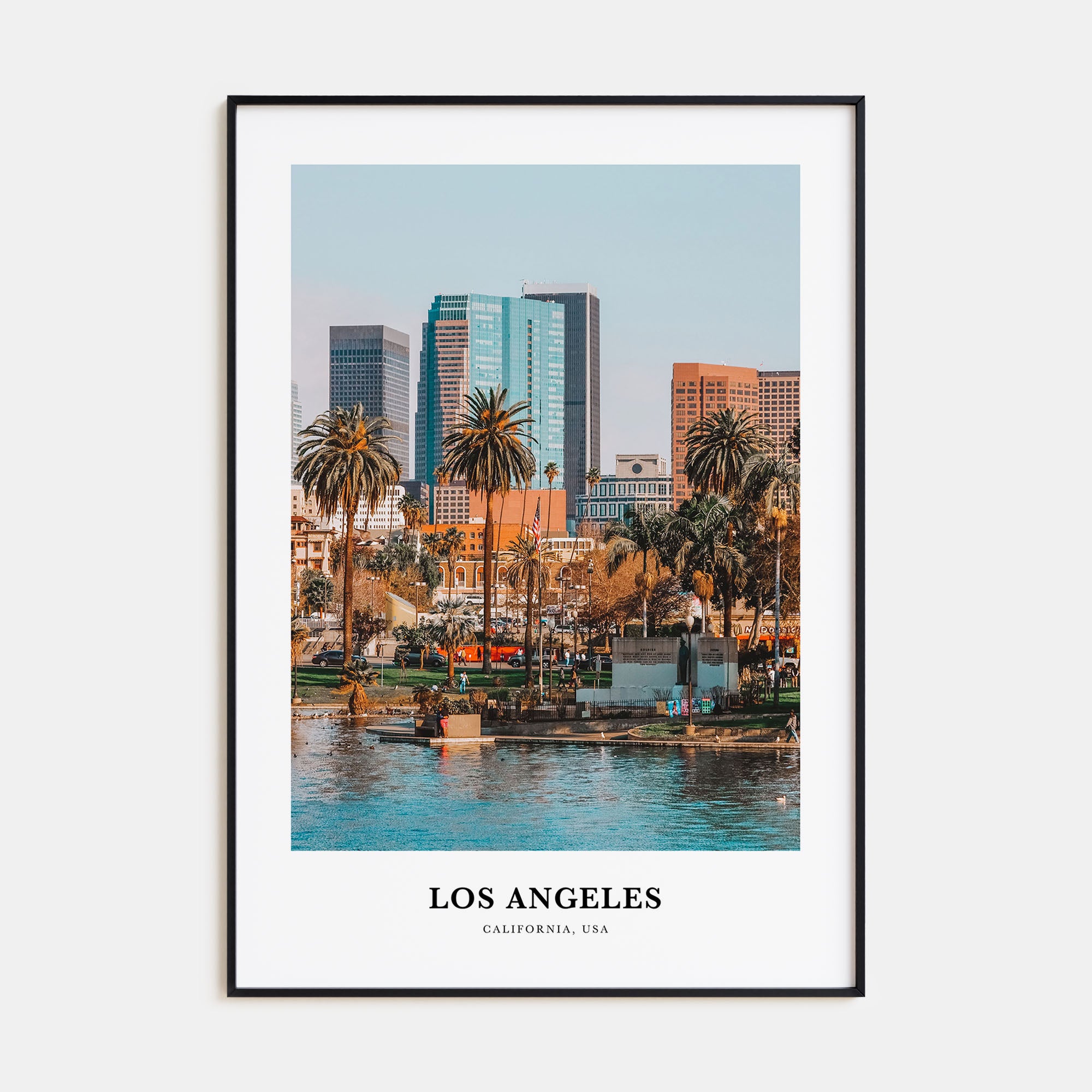 Los Angeles Portrait Color No 1 Poster