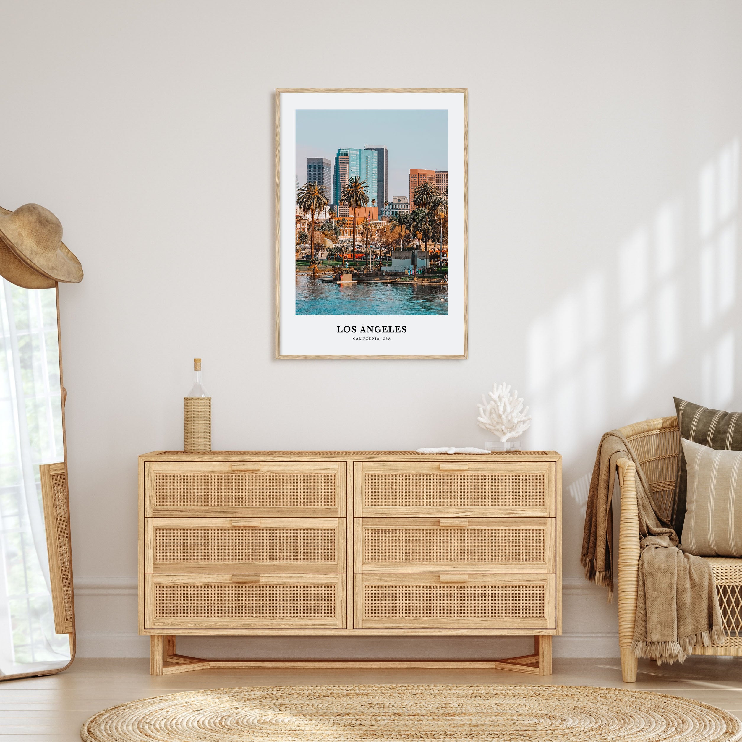 Los Angeles Portrait Color No 1 Poster
