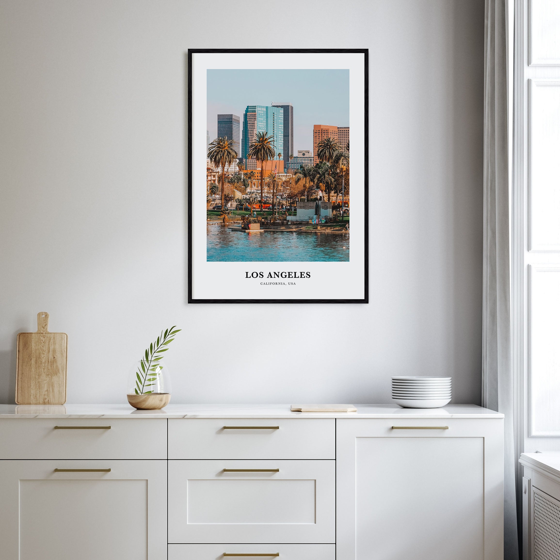 Los Angeles Portrait Color No 1 Poster