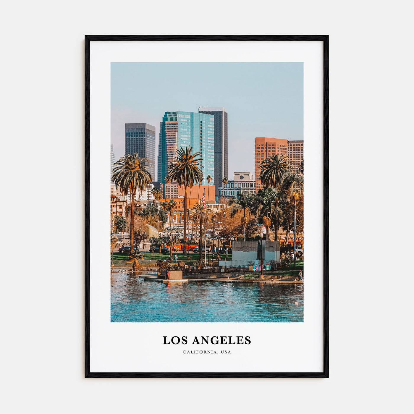 Los Angeles Portrait Color No 1 Poster