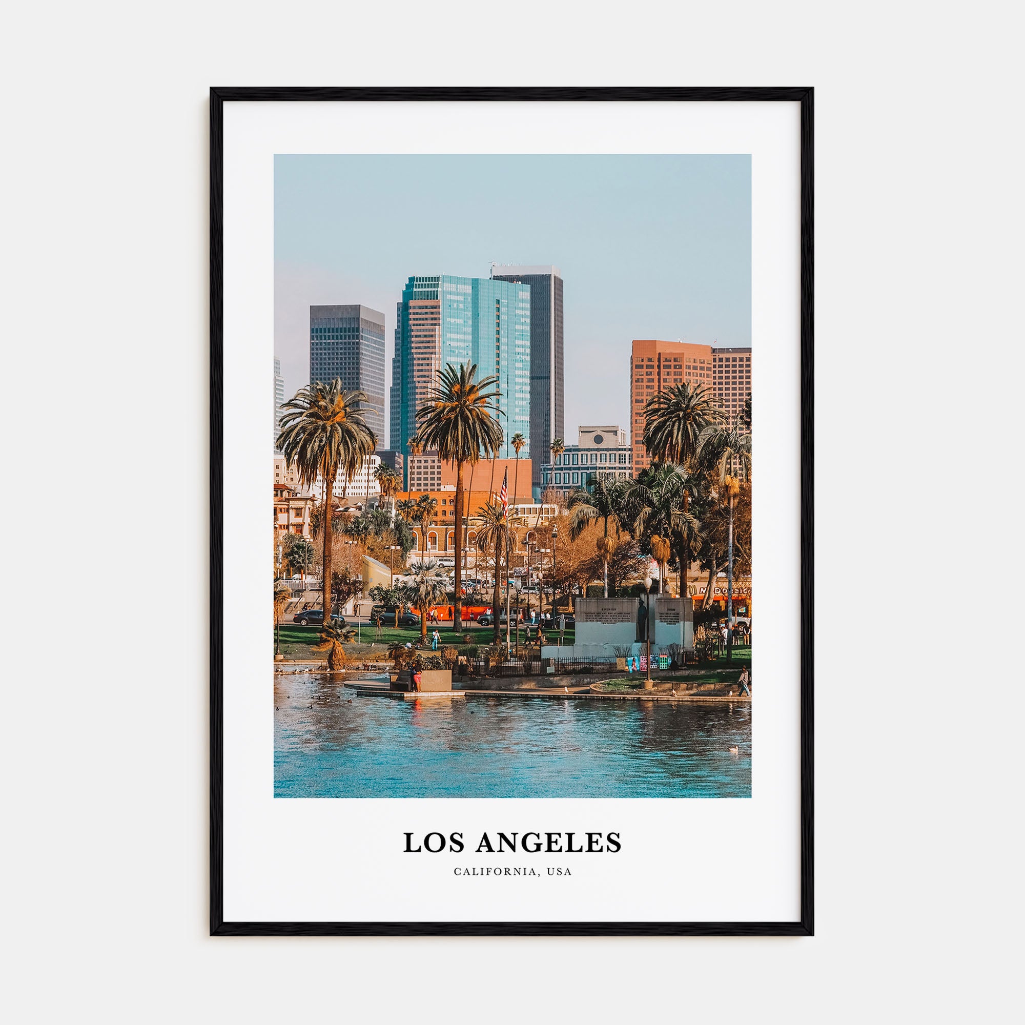 Los Angeles Portrait Color No 1 Poster