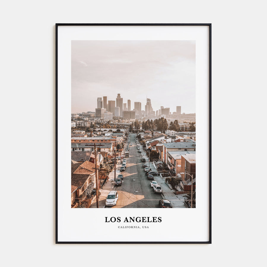 Los Angeles Portrait Color No 2 Poster