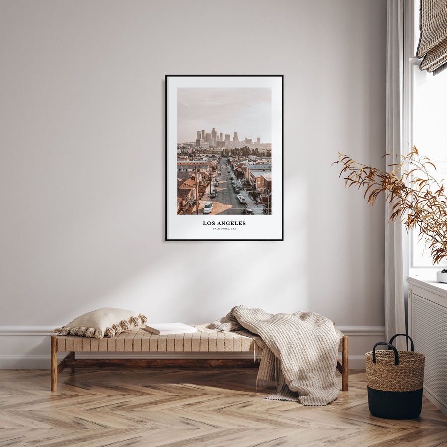 Los Angeles Portrait Color No 2 Poster