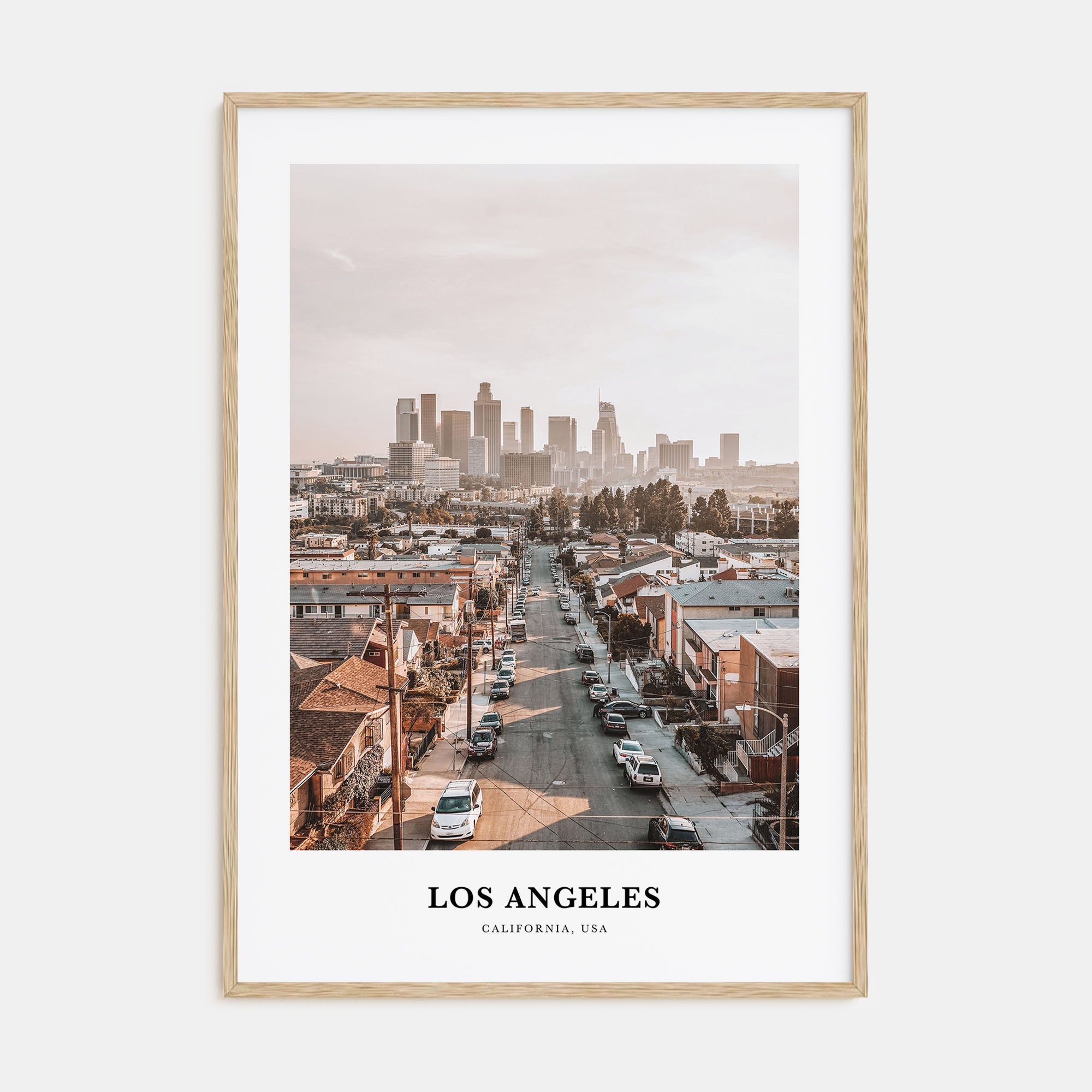 Los Angeles Portrait Color No 2 Poster