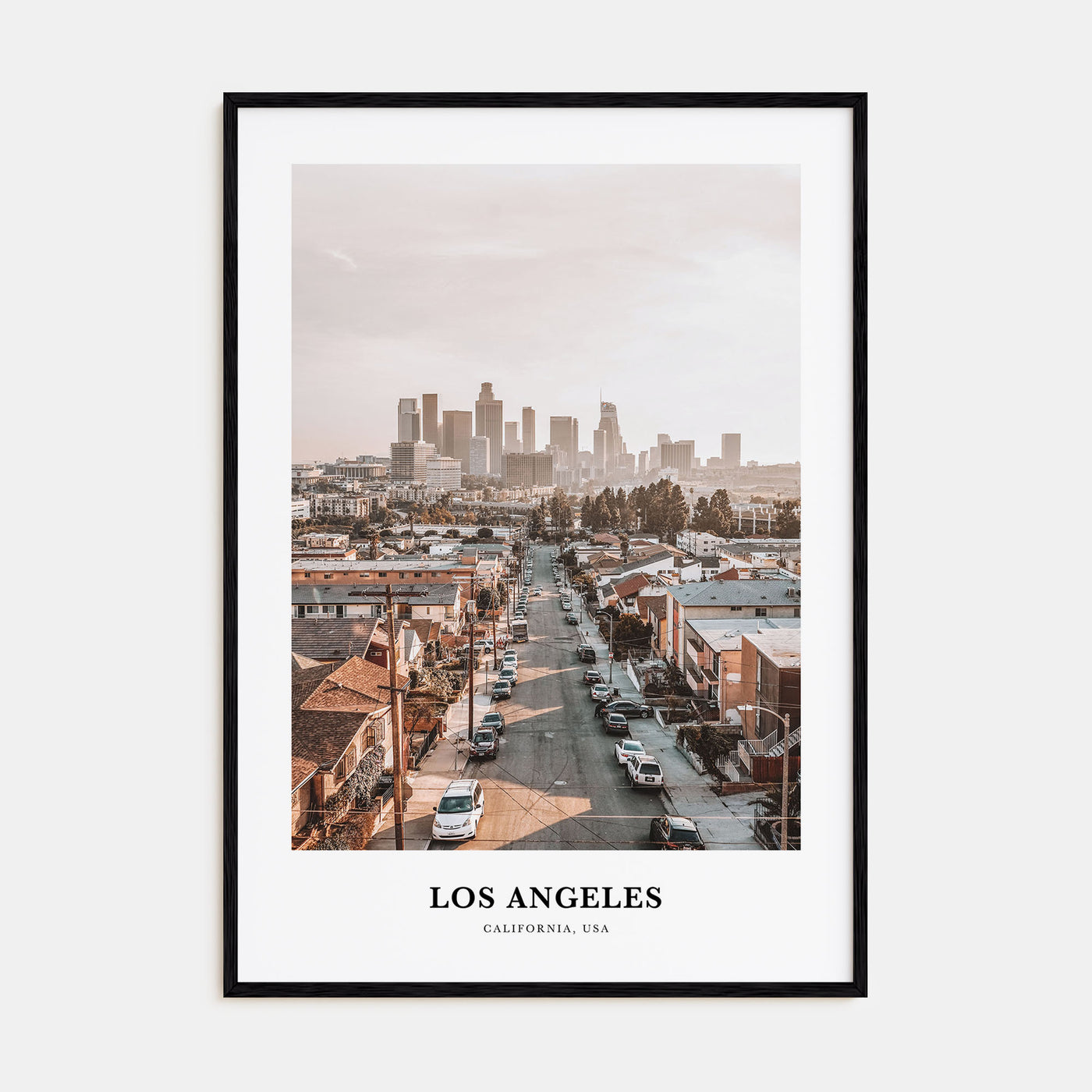 Los Angeles Portrait Color No 2 Poster