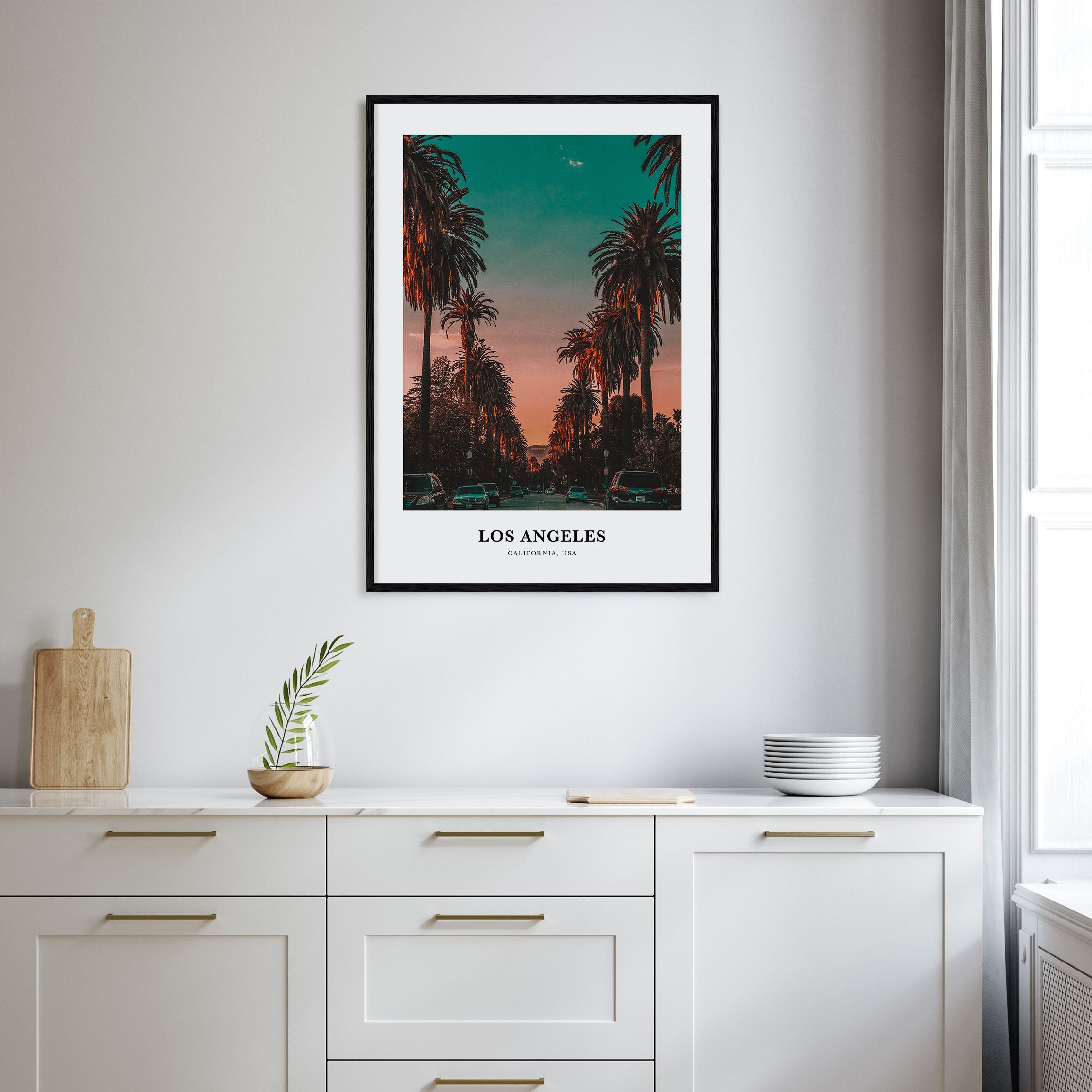 Los Angeles Portrait Color No 3 Poster