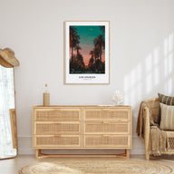 Los Angeles Portrait Color No 3 Poster