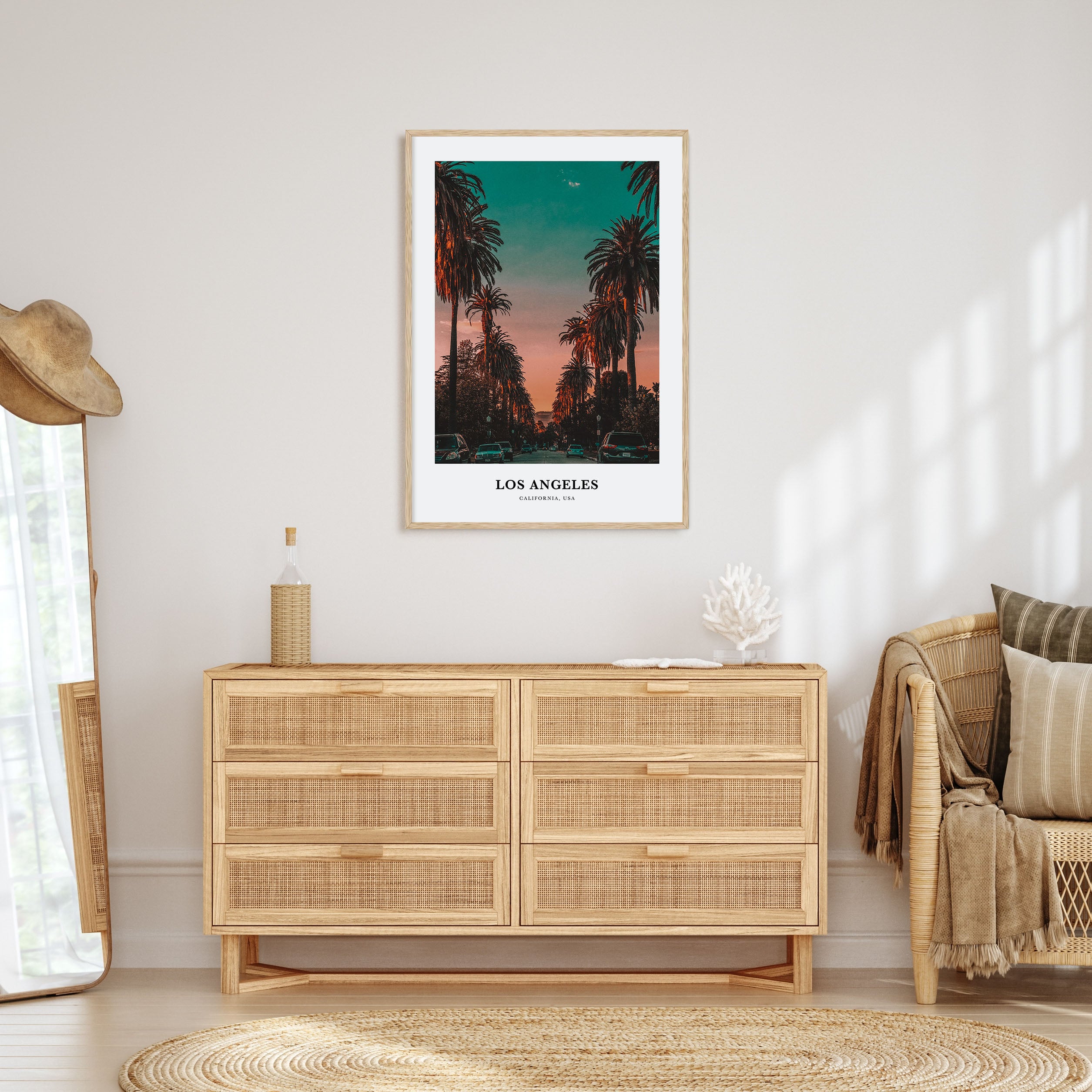 Los Angeles Portrait Color No 3 Poster