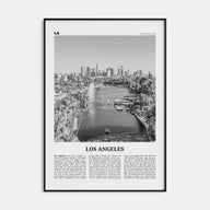 Los Angeles Travel B&W No 6 Poster