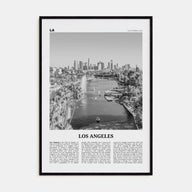 Los Angeles Travel B&W No 6 Poster