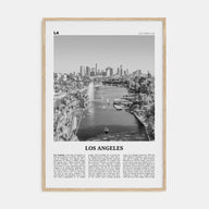 Los Angeles Travel B&W No 6 Poster