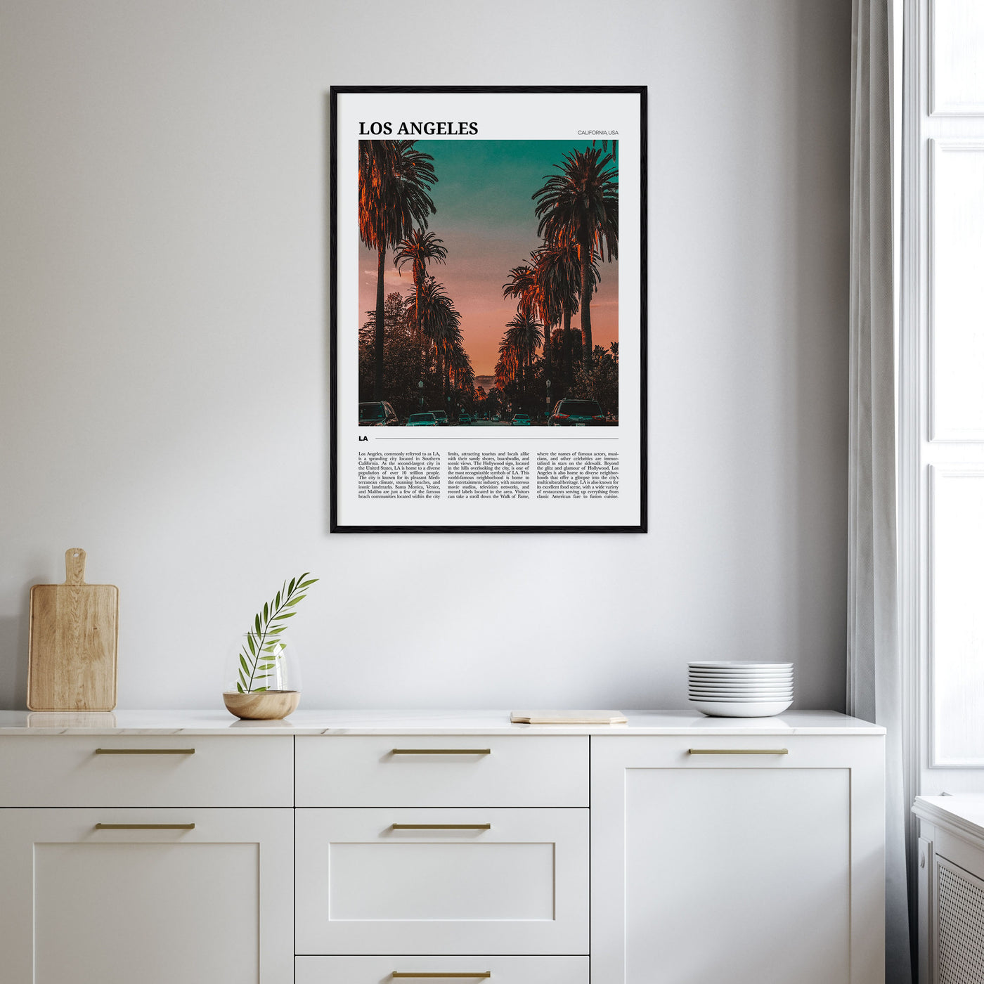 Los Angeles Travel Color No 3 Poster