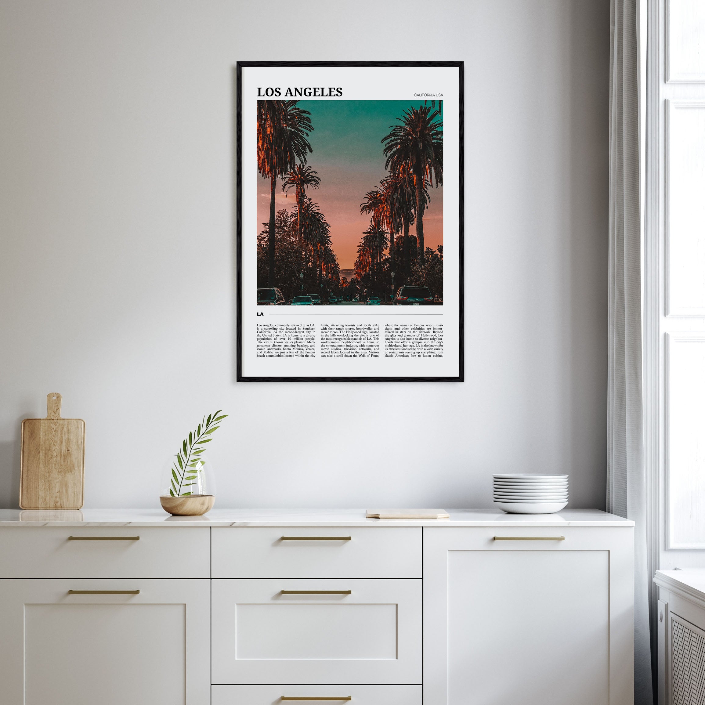 Los Angeles Travel Color No 3 Poster