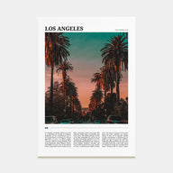 Los Angeles Travel Color No 3 Poster