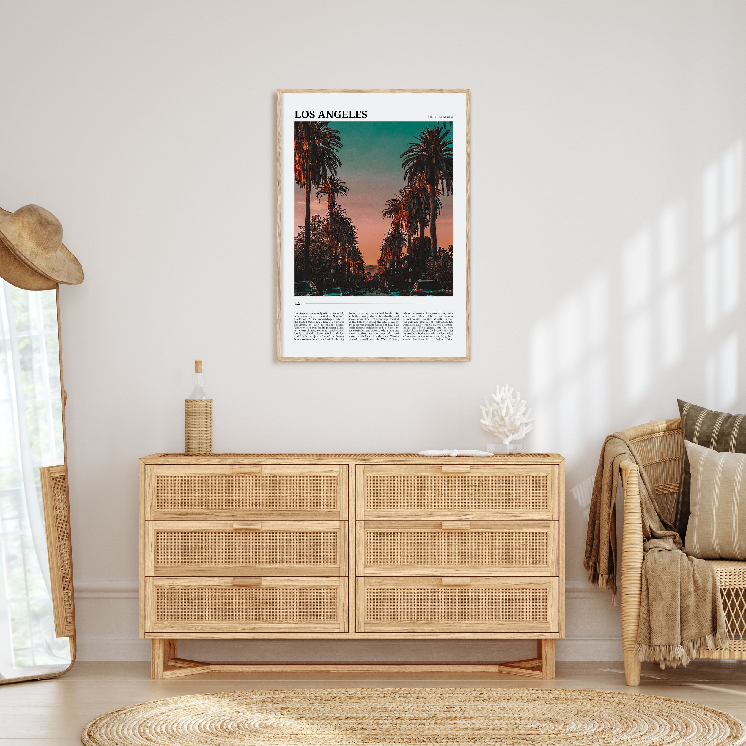 Los Angeles Travel Color No 3 Poster