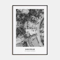 Los Feliz Portrait B&W Poster