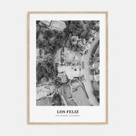 Los Feliz Portrait B&W Poster