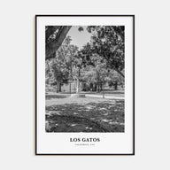 Los Gatos Portrait B&W Poster
