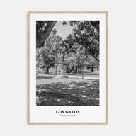 Los Gatos Portrait B&W Poster